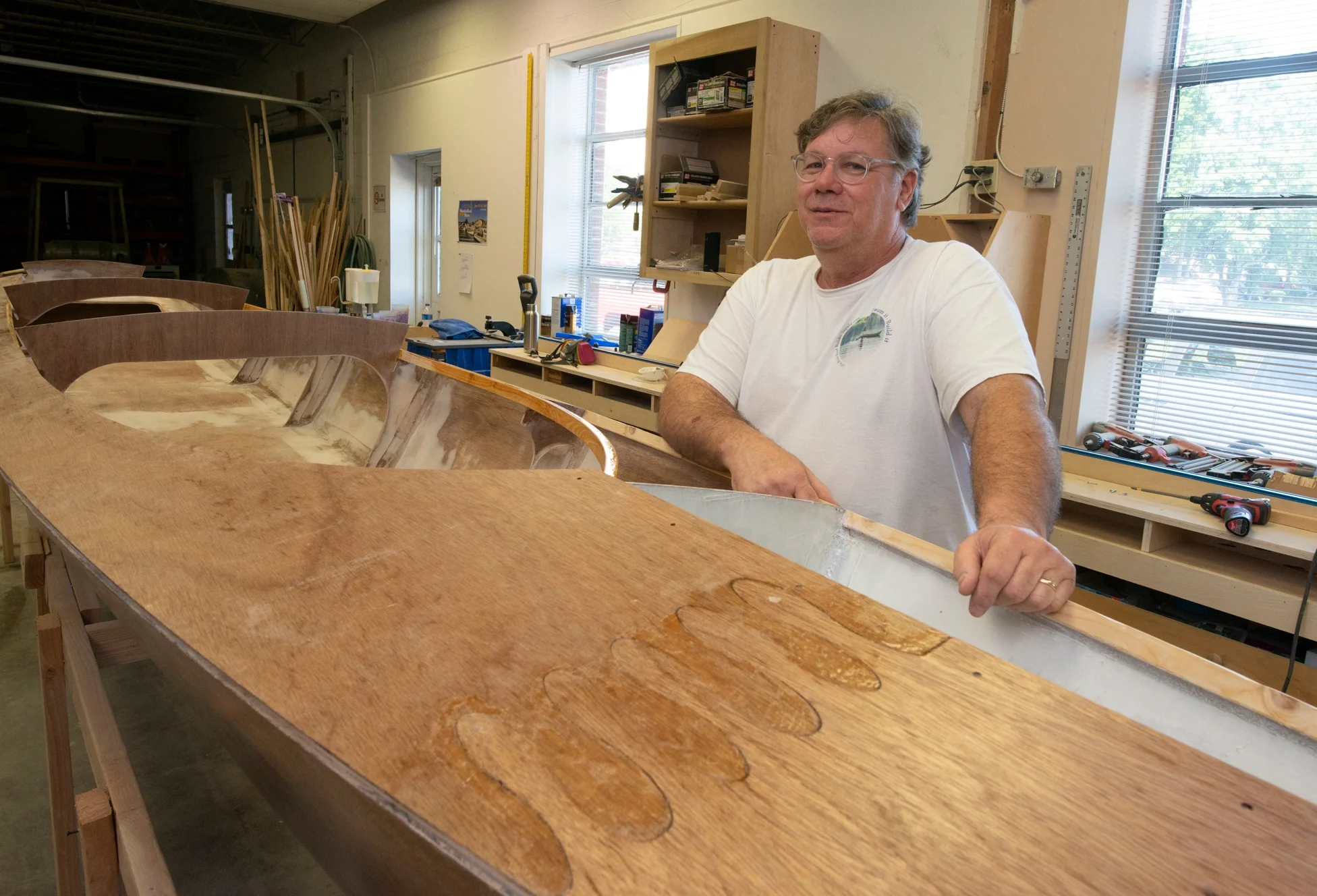 Greg Johnson of Little Rock Boat Builder Supply hopes his plywood designs will make a splash in the boat-kit manufacturing world.