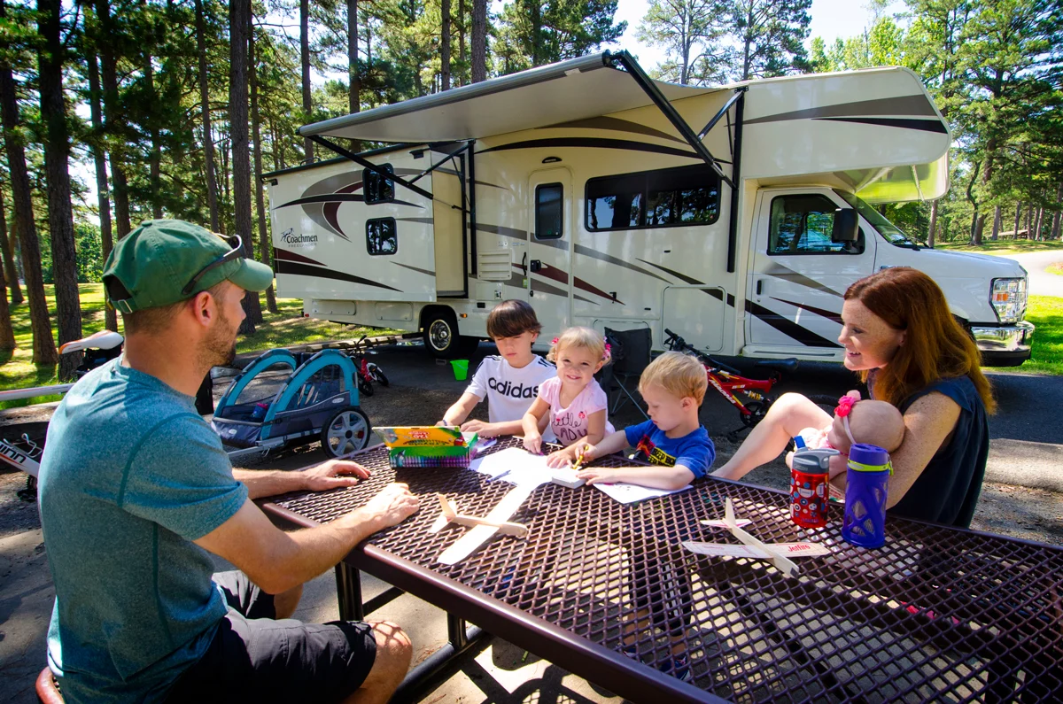 Consider making the campsite a "phone-free zone" with activities that encourage personal interaction.
