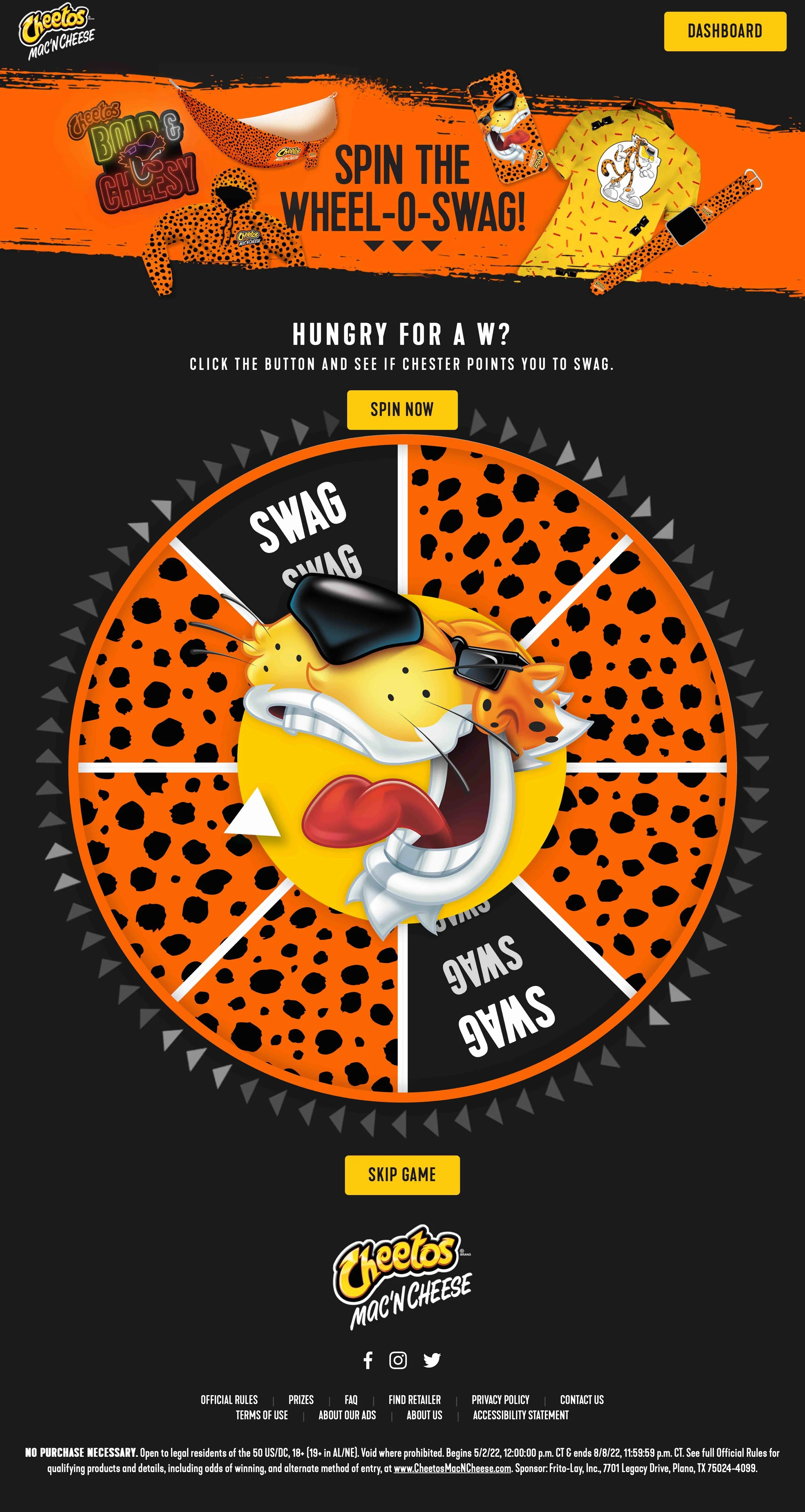 Cheetos® Mac ’N Cheese Instant Win Game5.jpg