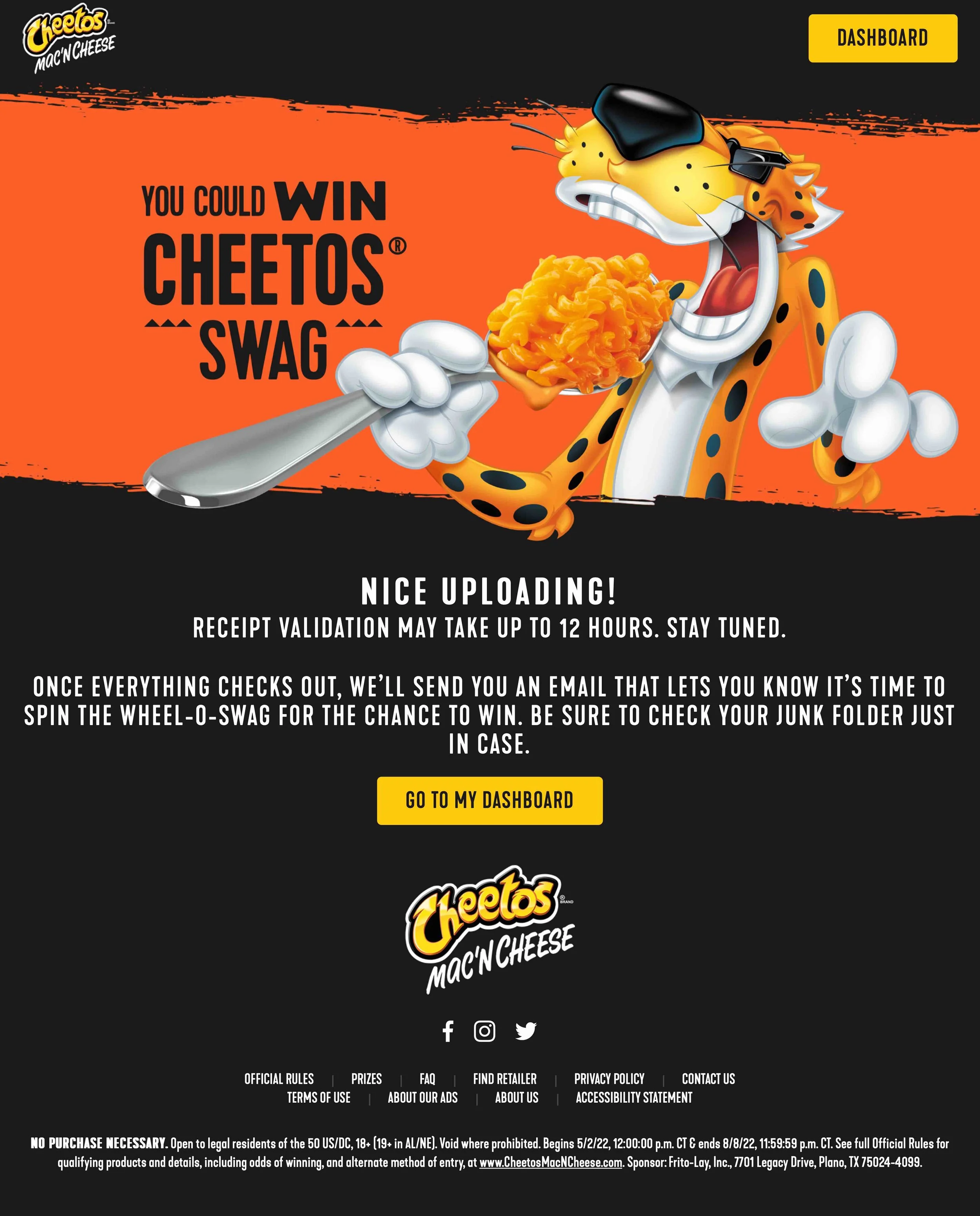 Cheetos® Mac ’N Cheese Instant Win Game3.jpg