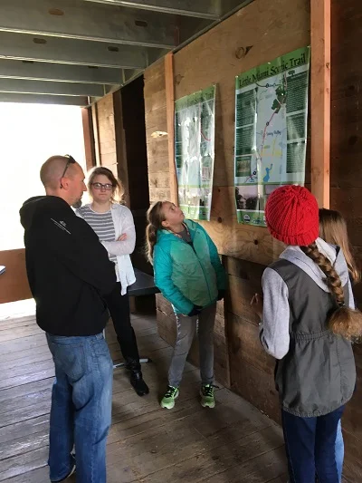 McKinney Middle School students presented their findings and creations to the community at their "Into the Wild" Exhibition at Agraria's historic barn. 