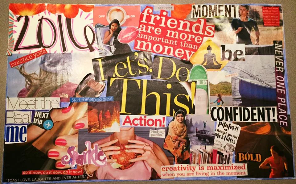 My 2016 Vision Board! 