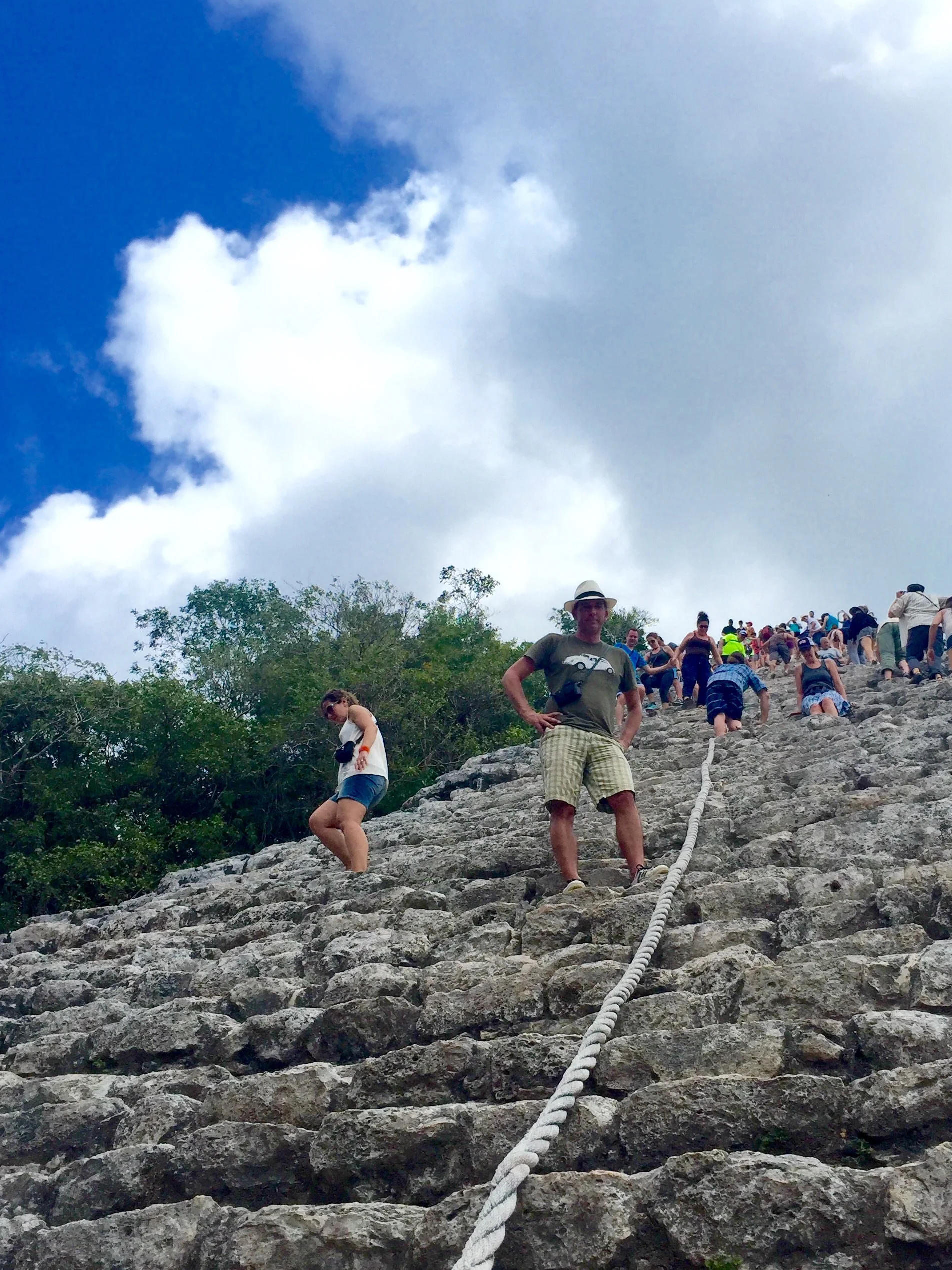 One third of the way up