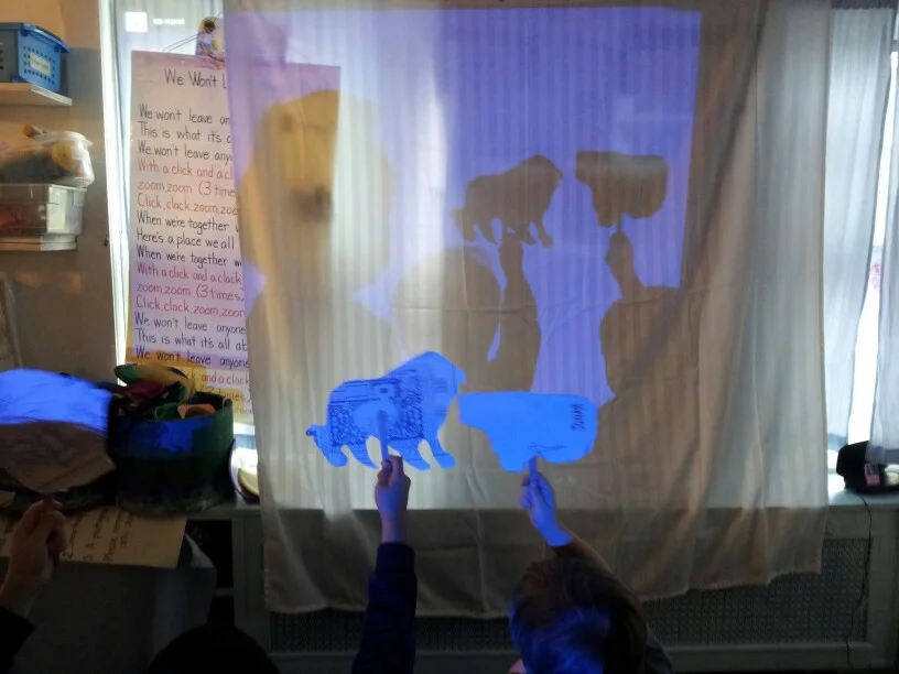 Make your own shadow puppet!