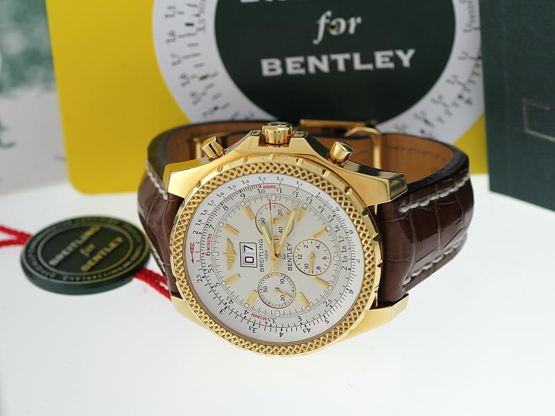 Breitling Bentley 18K Yellow Gold Watch