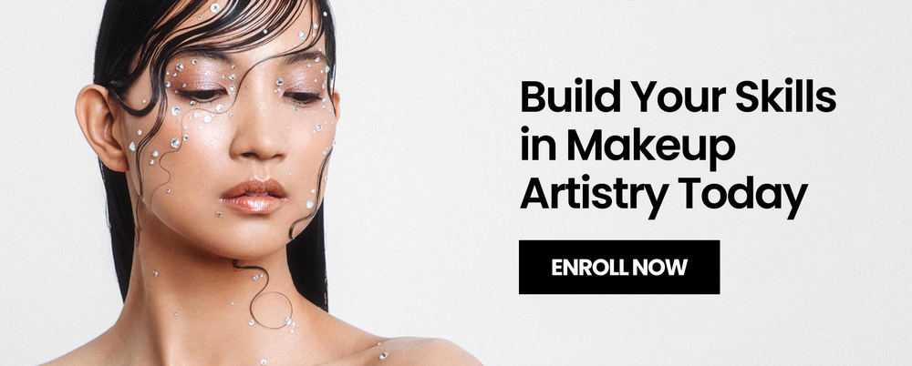 Makeup artist building skills to become professional