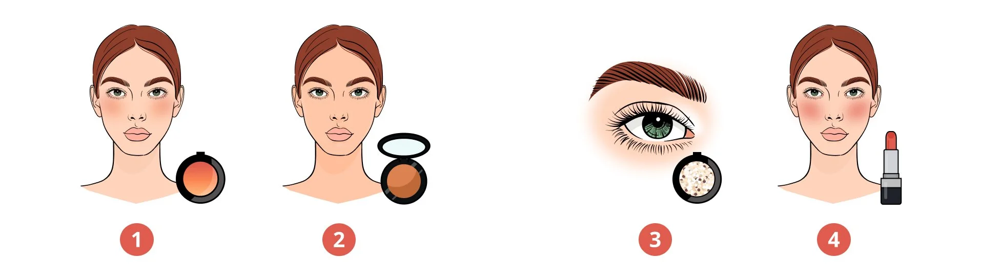 step by step eye makeup application