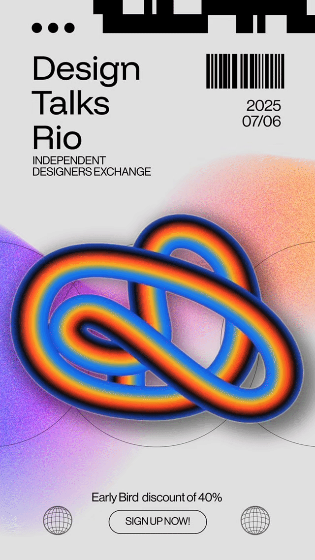 MOTION POSTER FOR RIO DESIGN TALKS