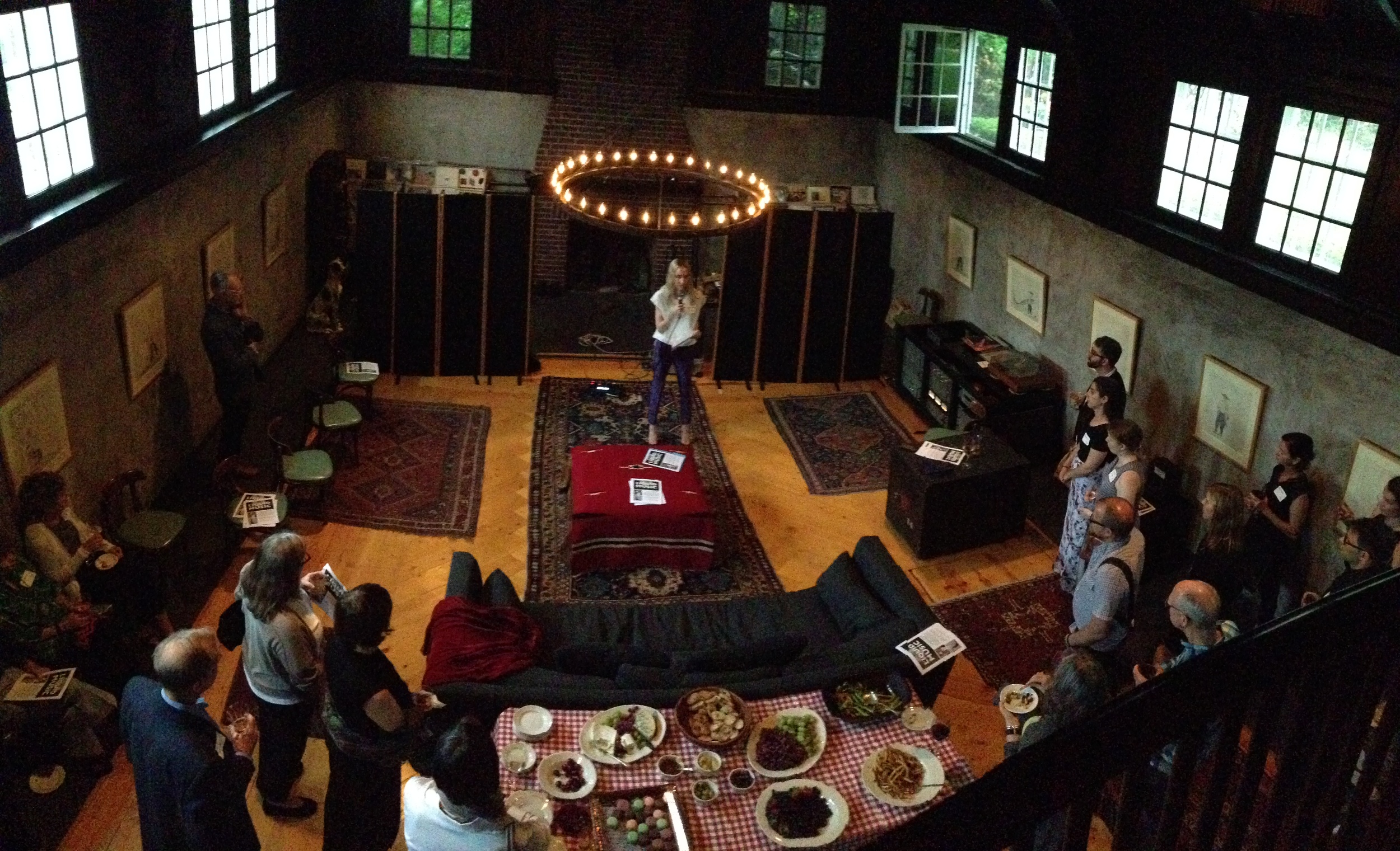 Kate Nordstrum, LM series curator, introducing the 15.16 series to friends of the series