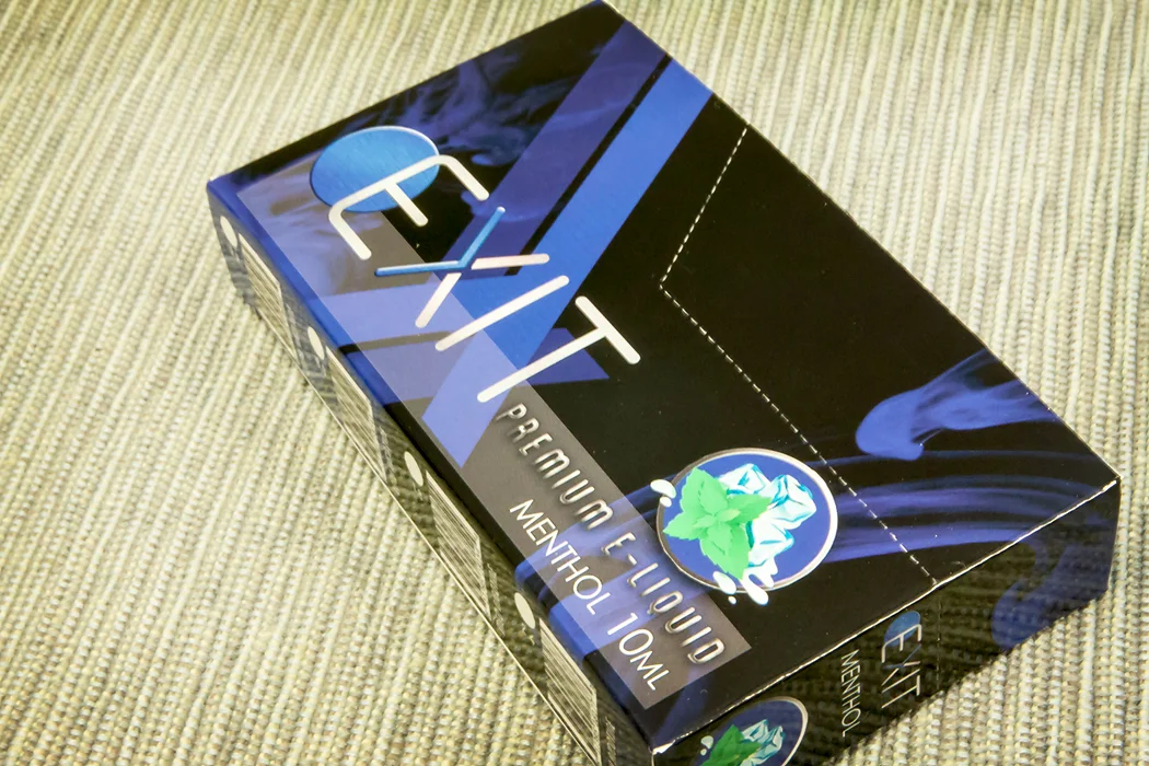 Exit E-liquid custom box design and production