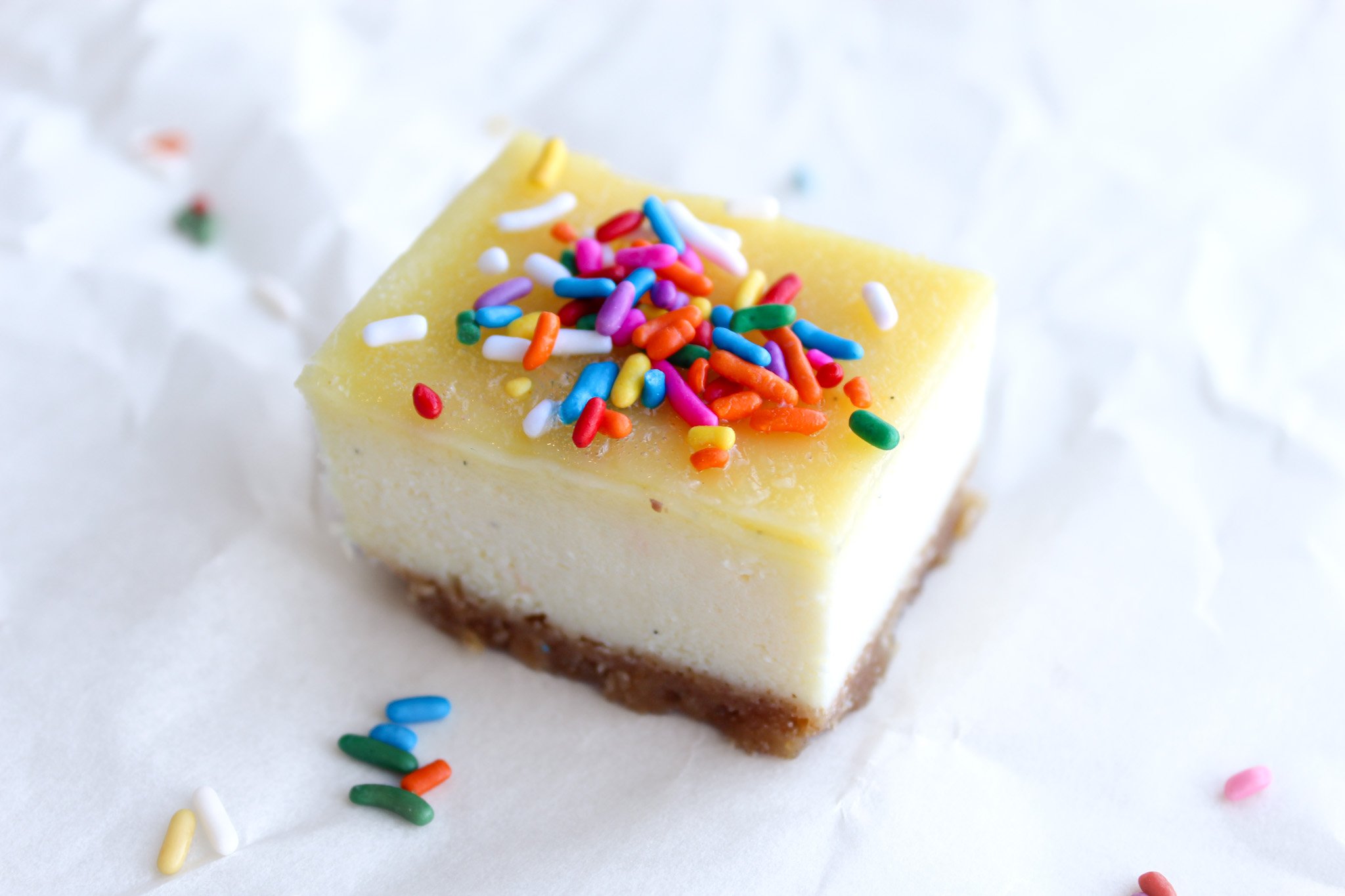 Vanilla Bean Cheesecake Bite