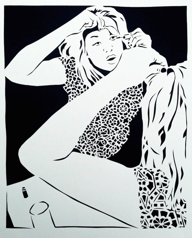 Let Me Put My Face On III by Lauren Iida