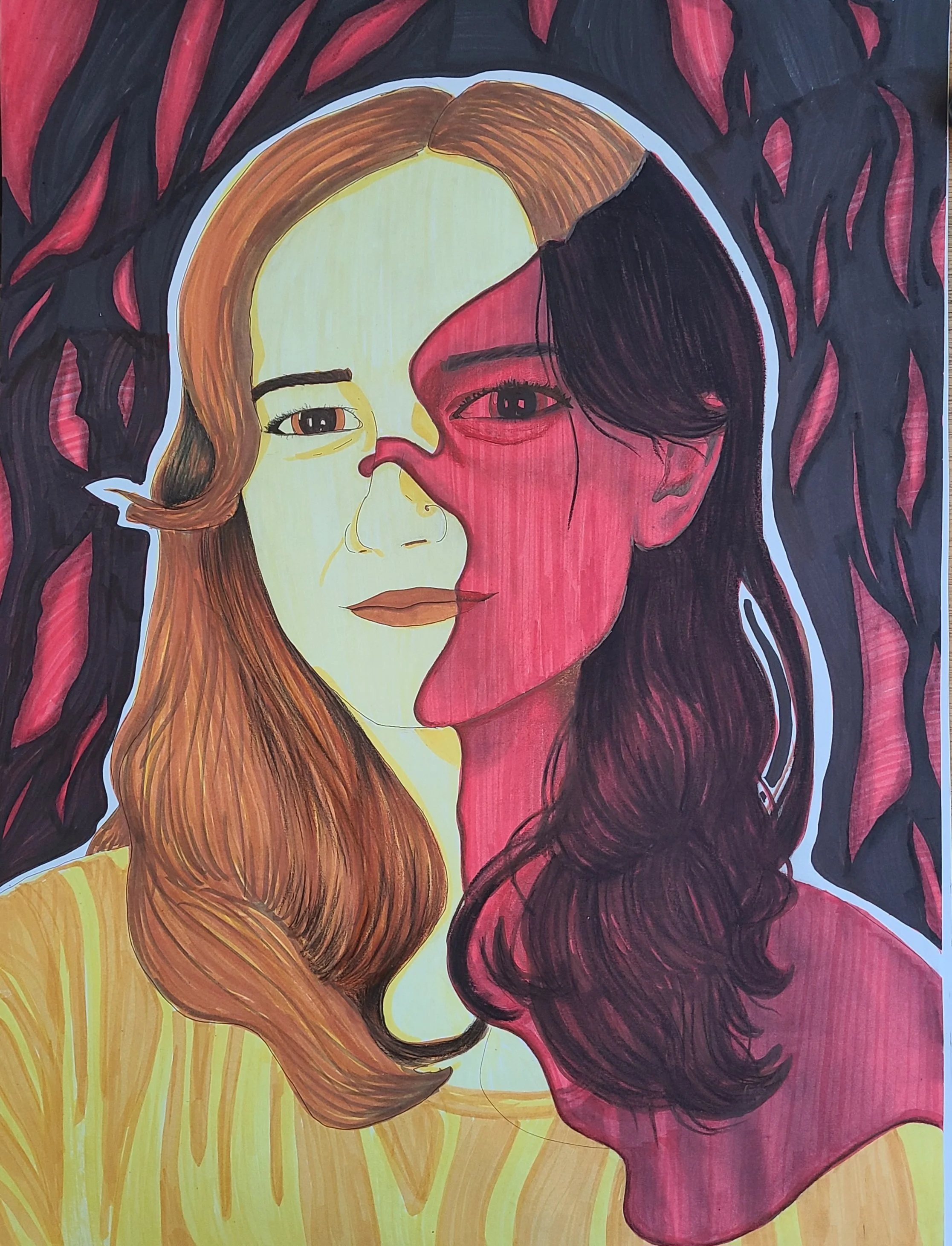 Self-Portrait Claire Park Dwg 1 TCC Fall 2025.jpg