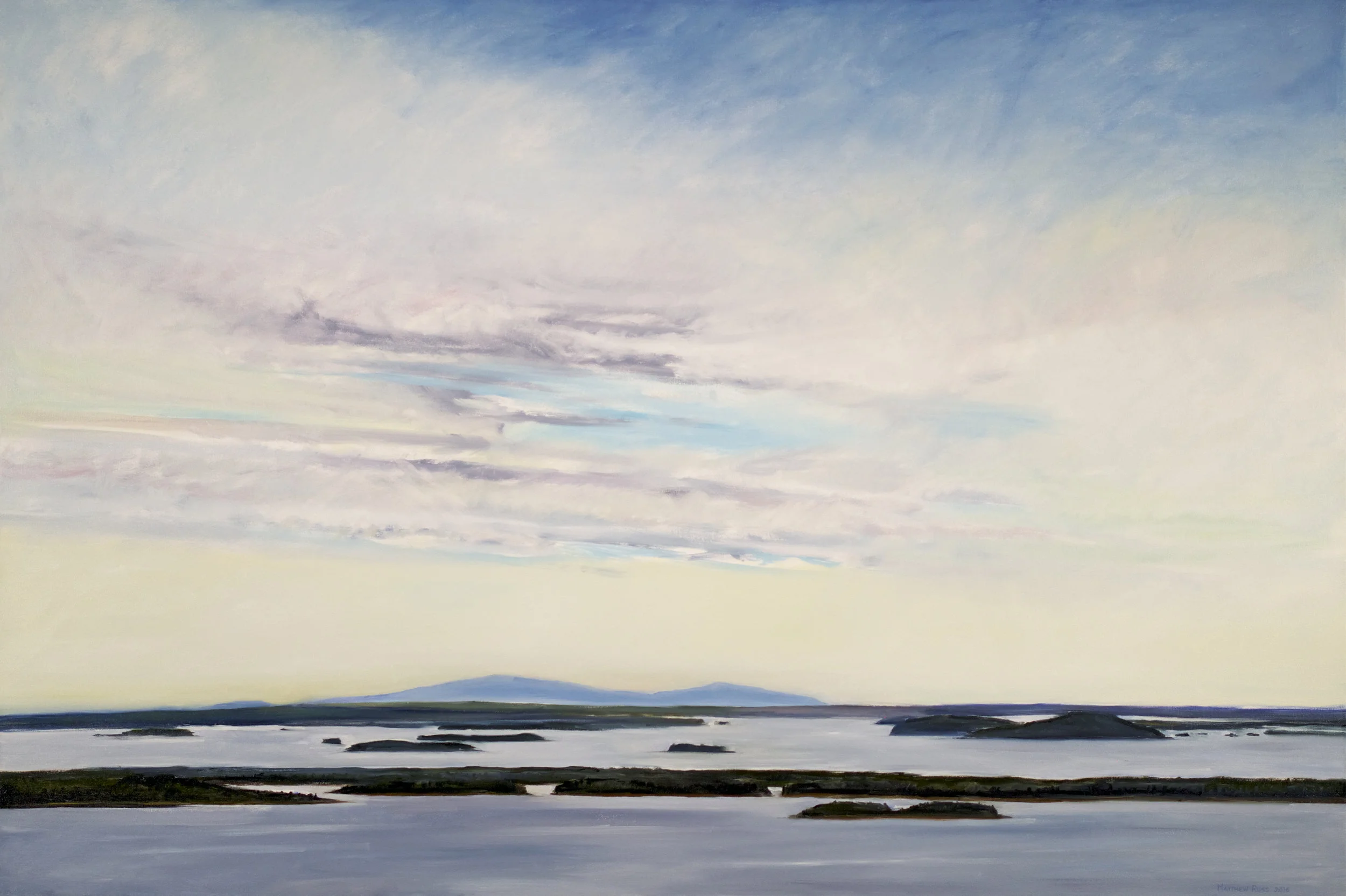 Penobscot Bay #2, 2016, Oil on Canvas, 40" x 60"