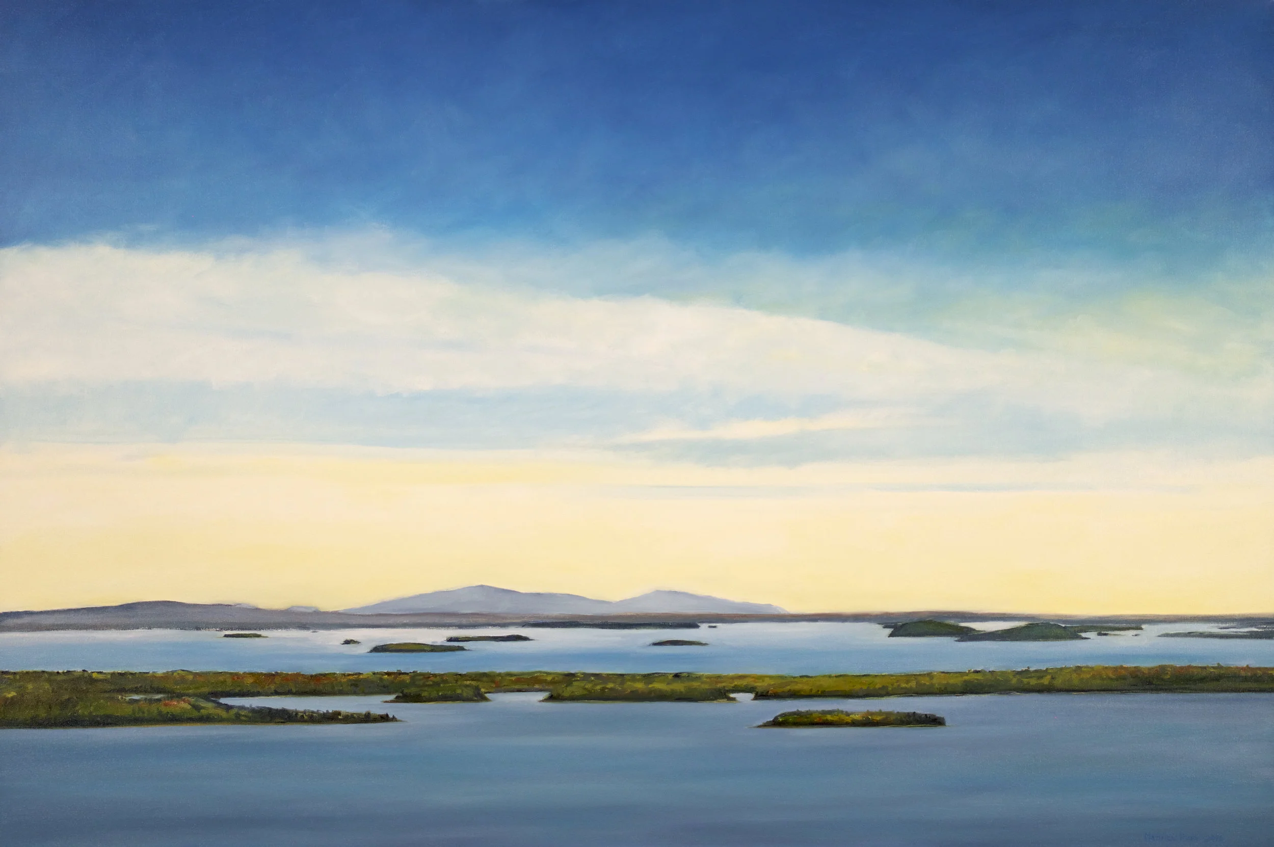 Penobscot Bay #4, 2016, Oil on Canvas, 40" x 60"