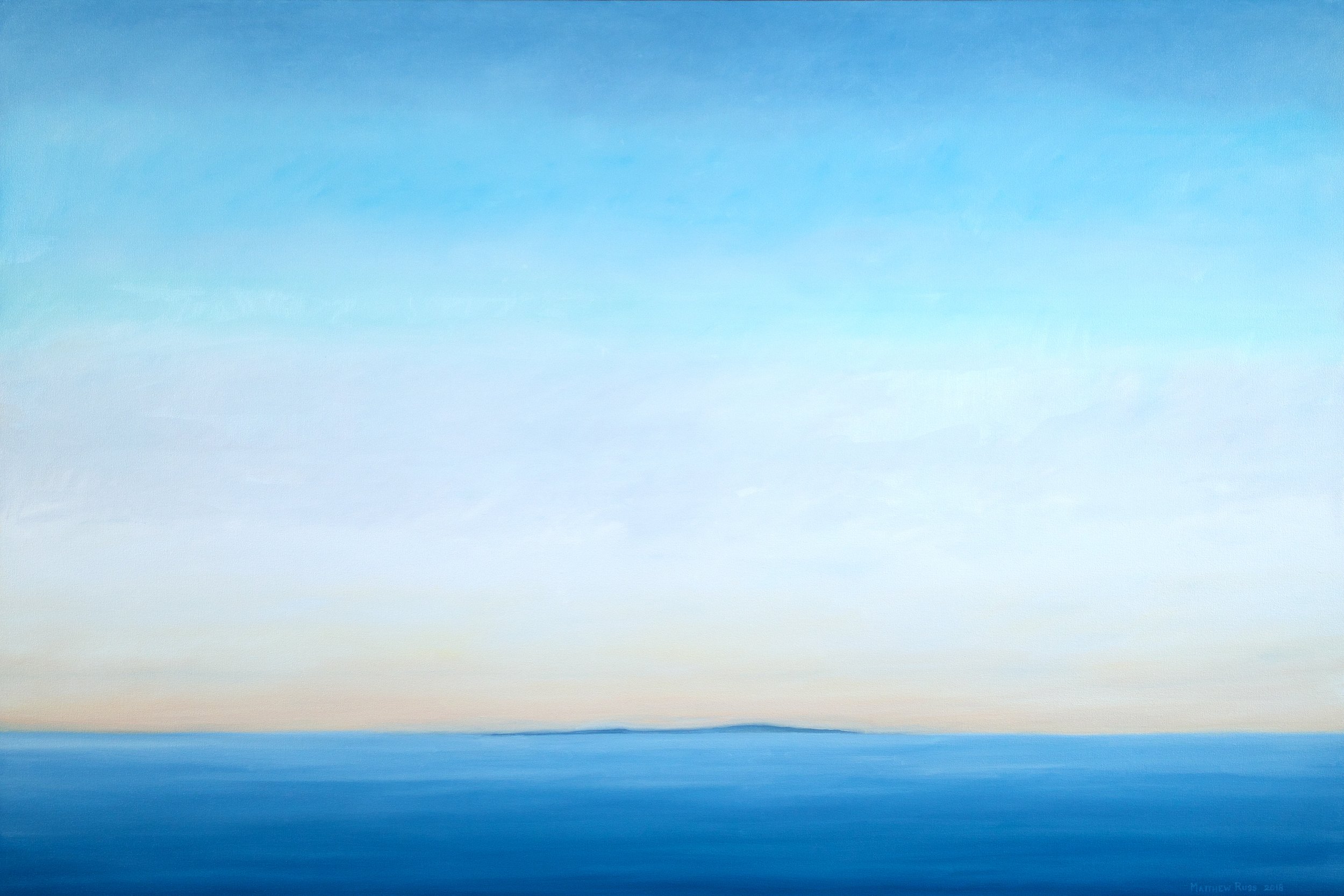 Matinicus Island #1, 2019, Oil on Canvas, 40" x 60"