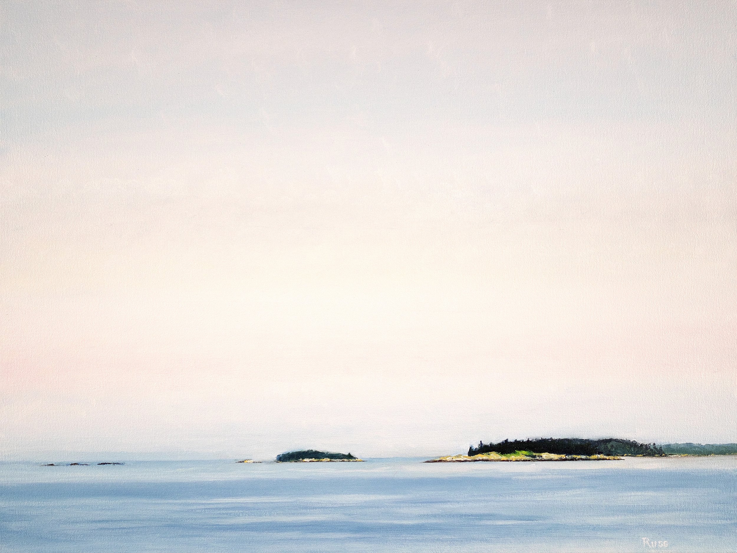 Matthew Russ, View from Birch Point, Owl's Head, 2024, Oil on Canvas, 18" x 24"