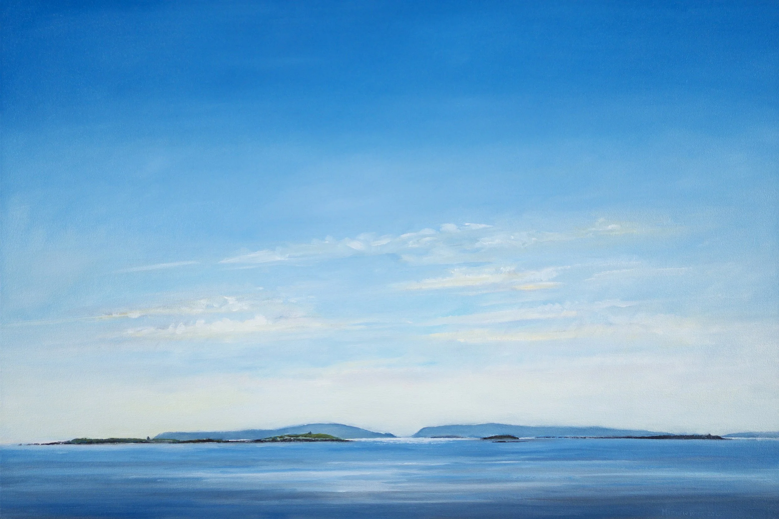 Matthew Russ, View from Mosquito Head, 2022, Oil on Canvas, 24" x 36"