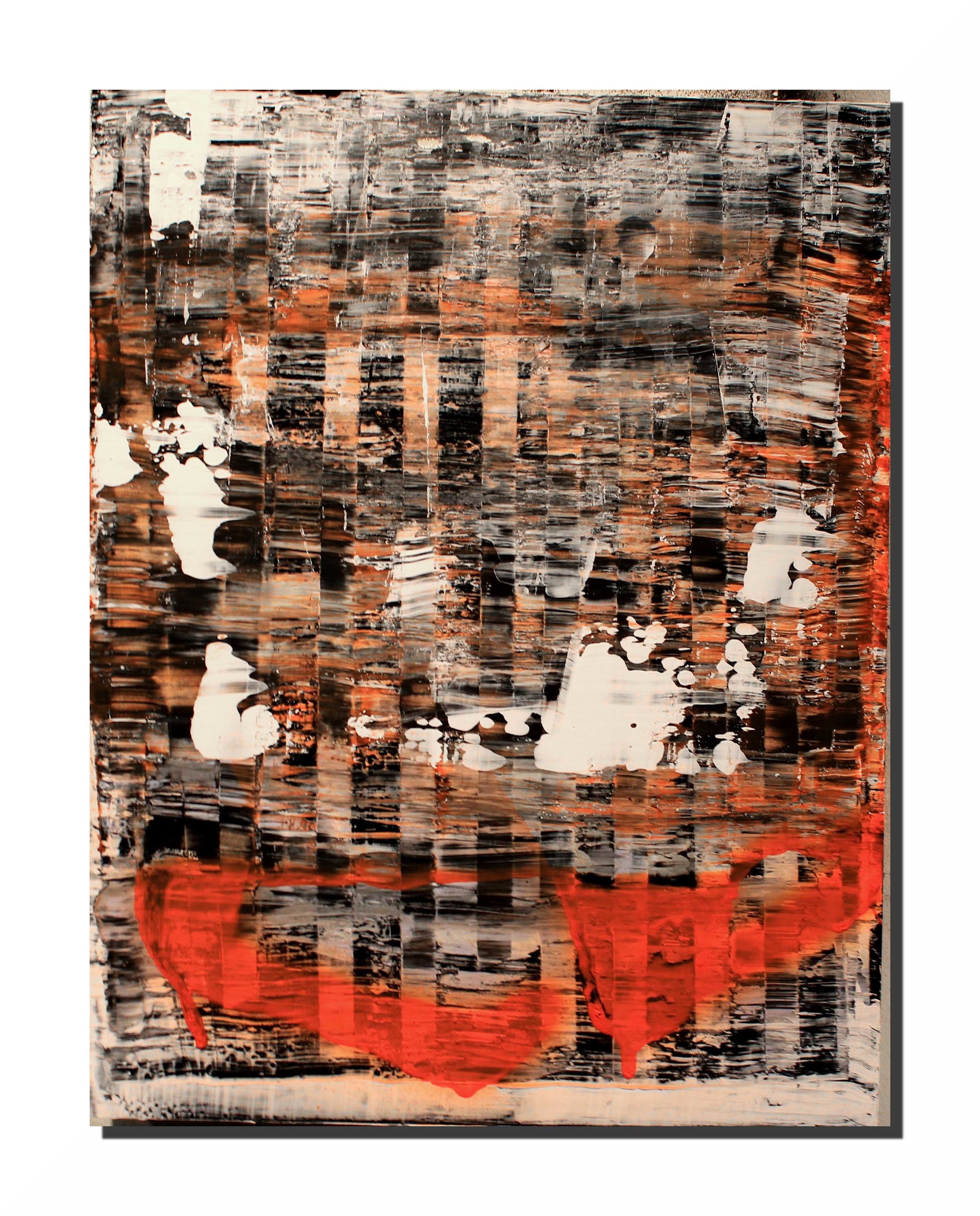 James Sundquist, Untitled, mixed media, 14" x 11"