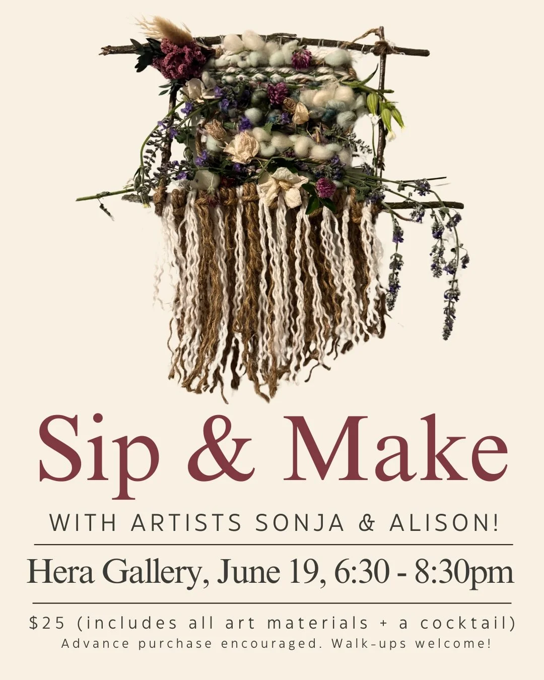 Sip and Make — Hera Gallery