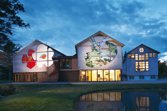 Artist Retreat at dusk