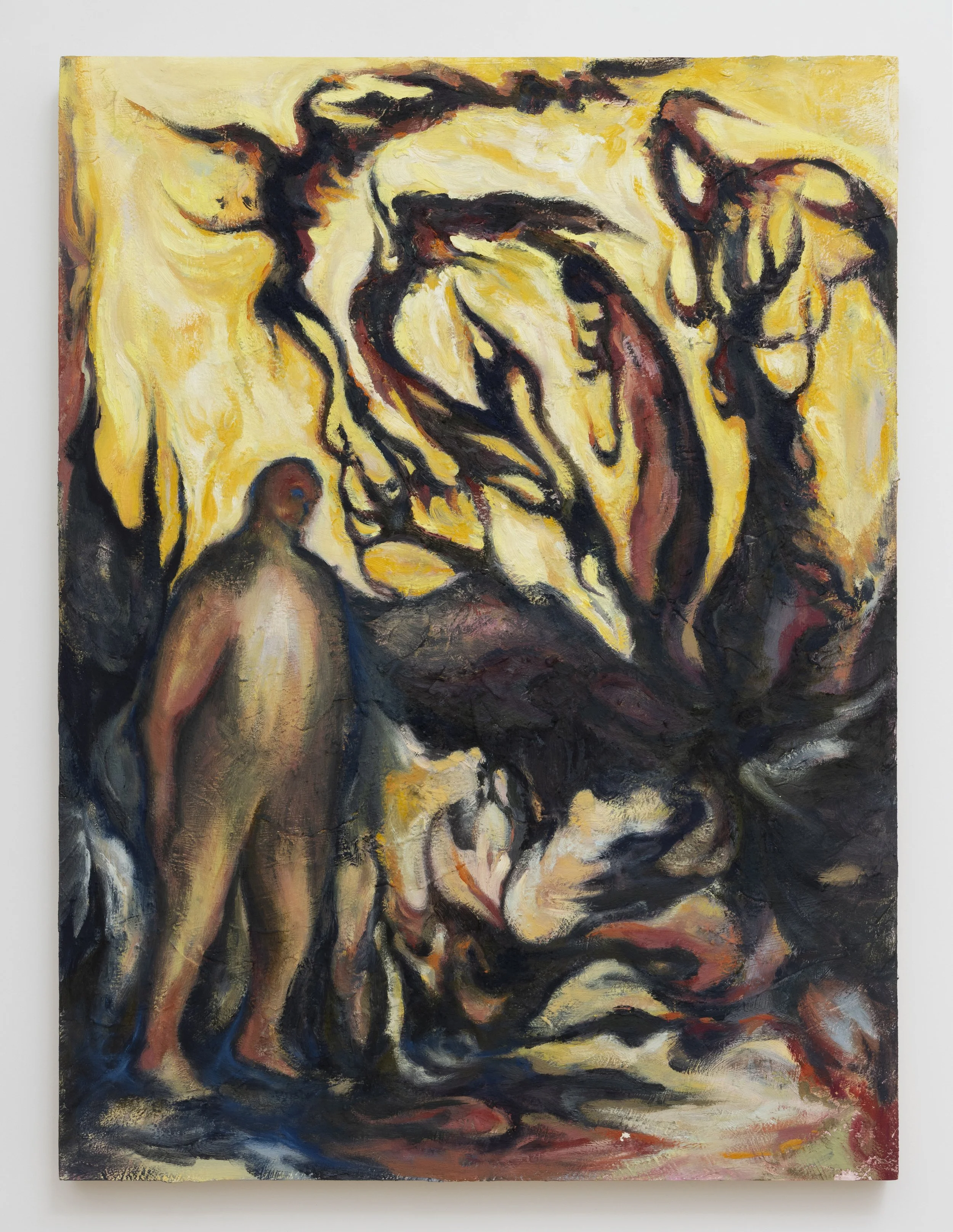 Risen , 2025 Oil on panel, 24” x 18”