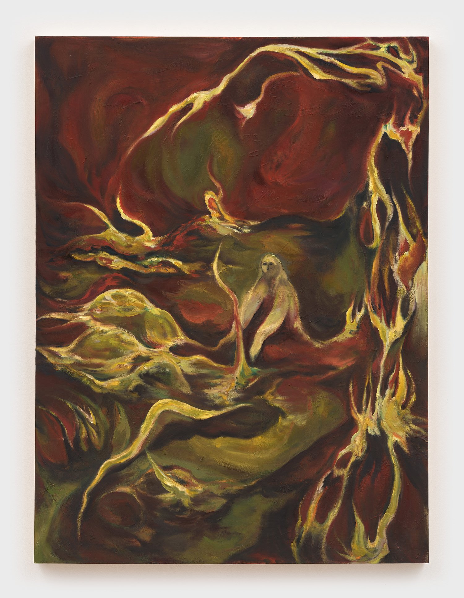 Valley Below , 2024 Oil on panel, 40” x 30”