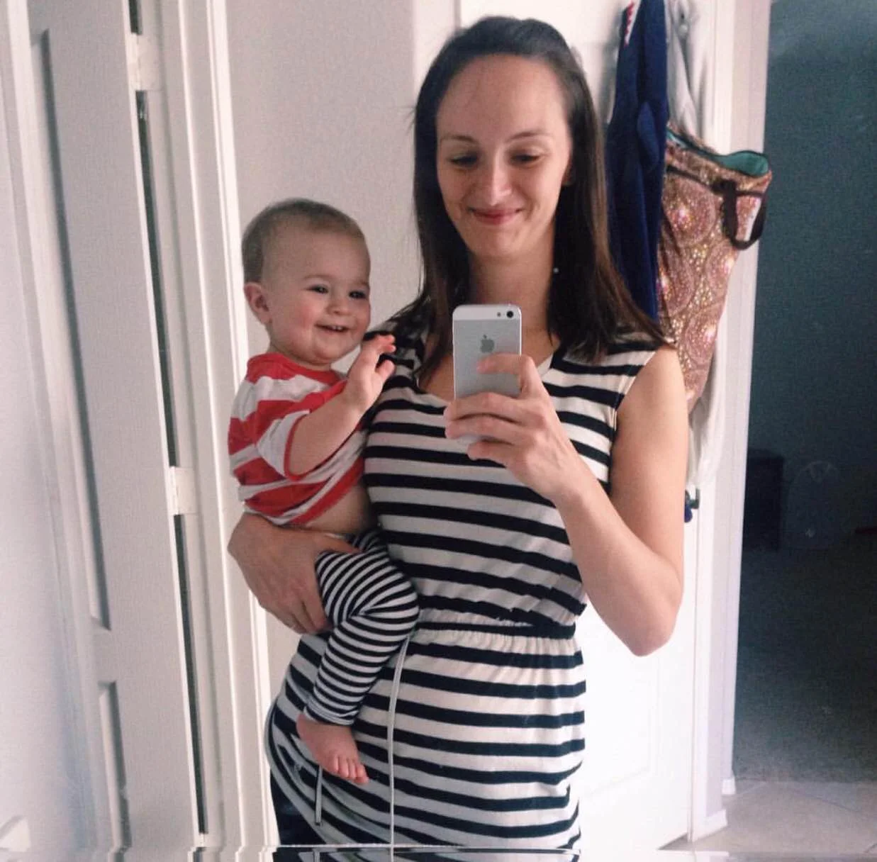Kelsey with her second born, Cedric.
