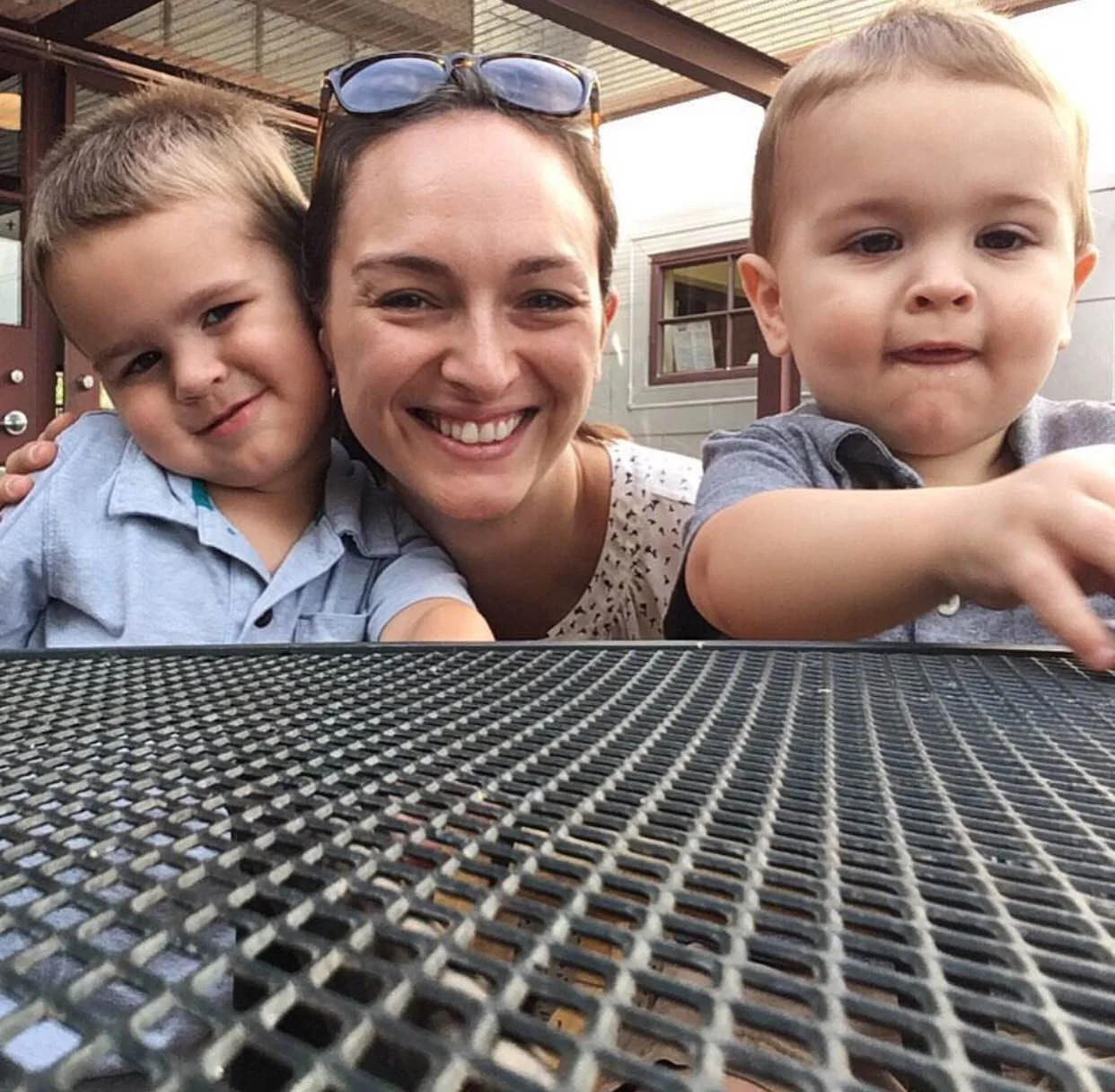 Kelsey and her boys, Cedric and Dashiell