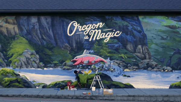 Travel Oregon - Dalles Mural