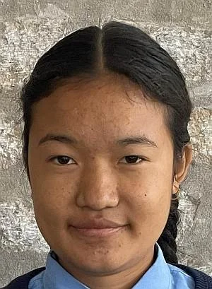 Maya Tamang is a Nepali student sponsored by Tsering's Fund.