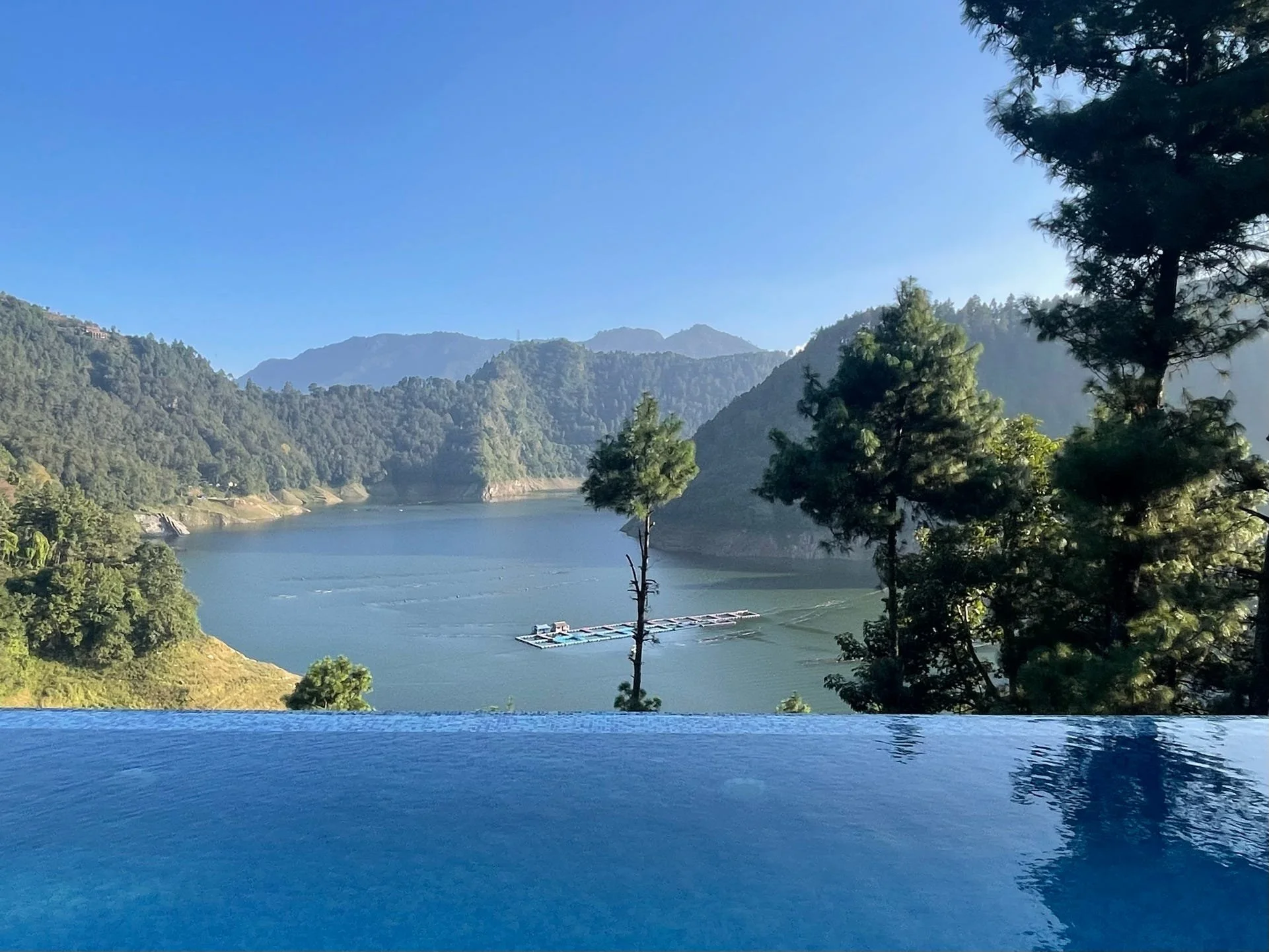 Kulekhani Village Resort view of Lake