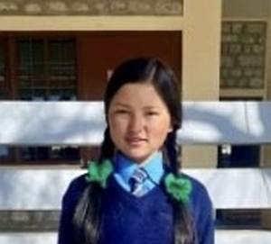 Pasang Lhamu Sherpa Nepali student sponsored by Tsering's Fund