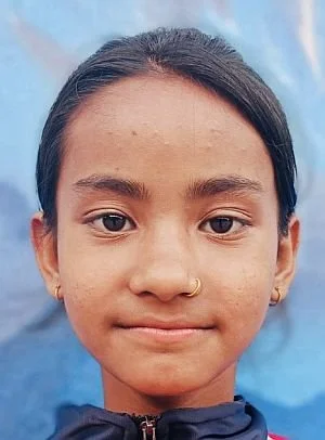 Simran Nepali is a Nepali student sponsored by the Tsering's Fund