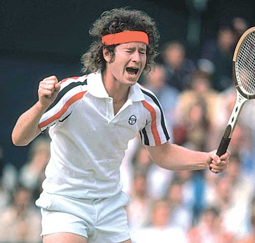 McEnroe protesting a call at Wimbledon in 1980. (Photo: Steve Powell/Getty Images)