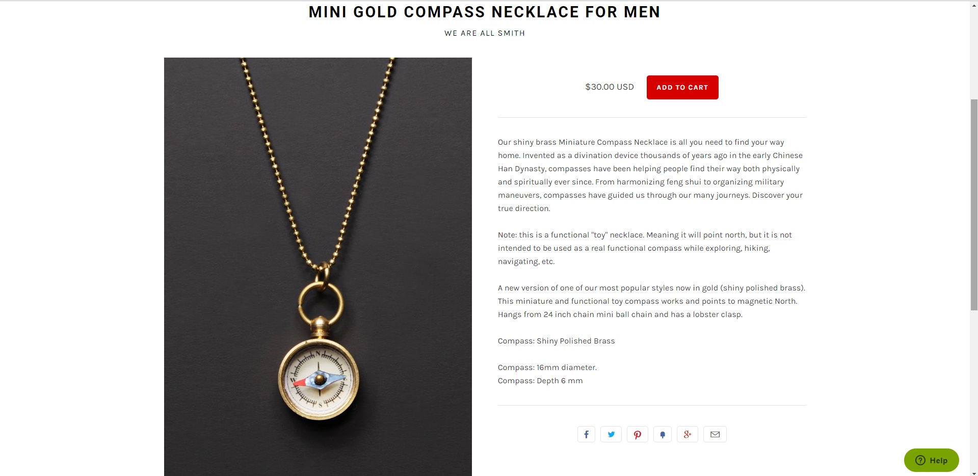 We Are All Smith’s Existing Product Page