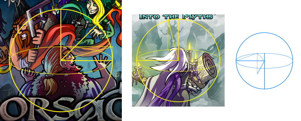 Boxart character and point-of-view angles. Left-to-right: original game, first expansion, anticipated second expansion.