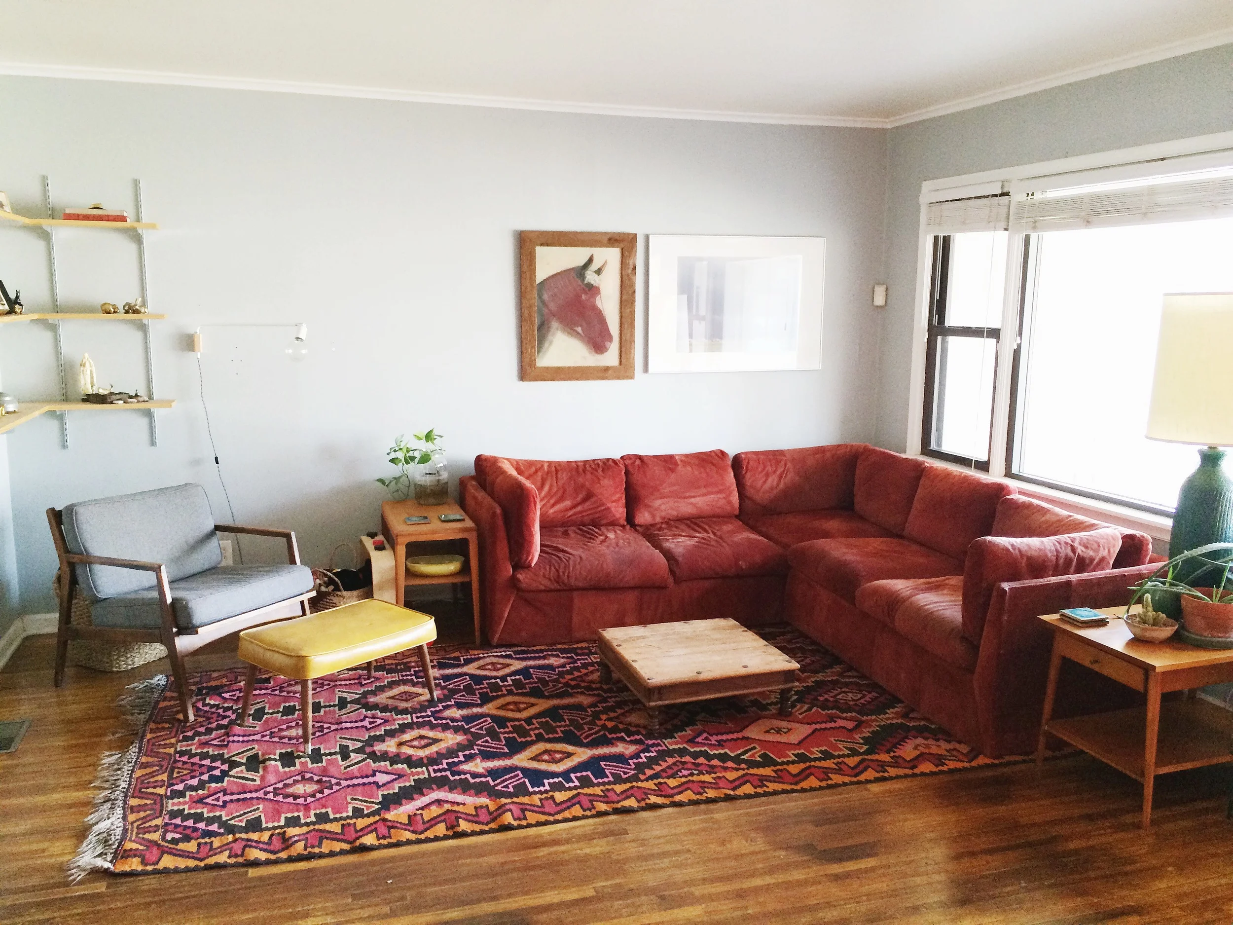 from Country French to Bohemian Modern: The story of my living room