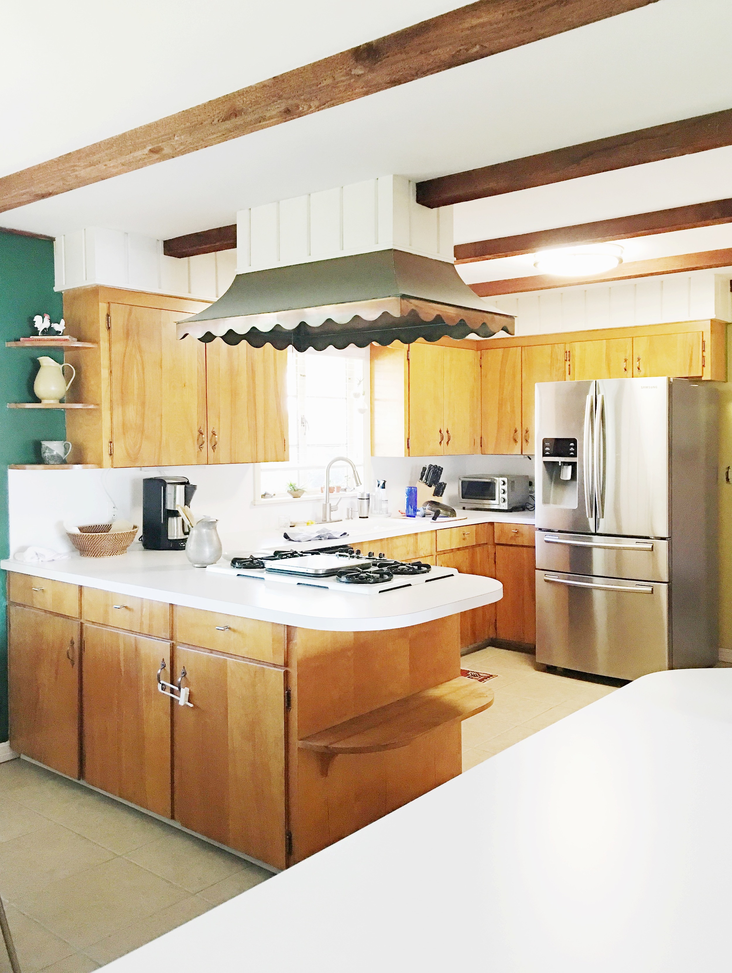 Easy Kitchen Update Removing Palmer S Dated Upper Cabinet Doors