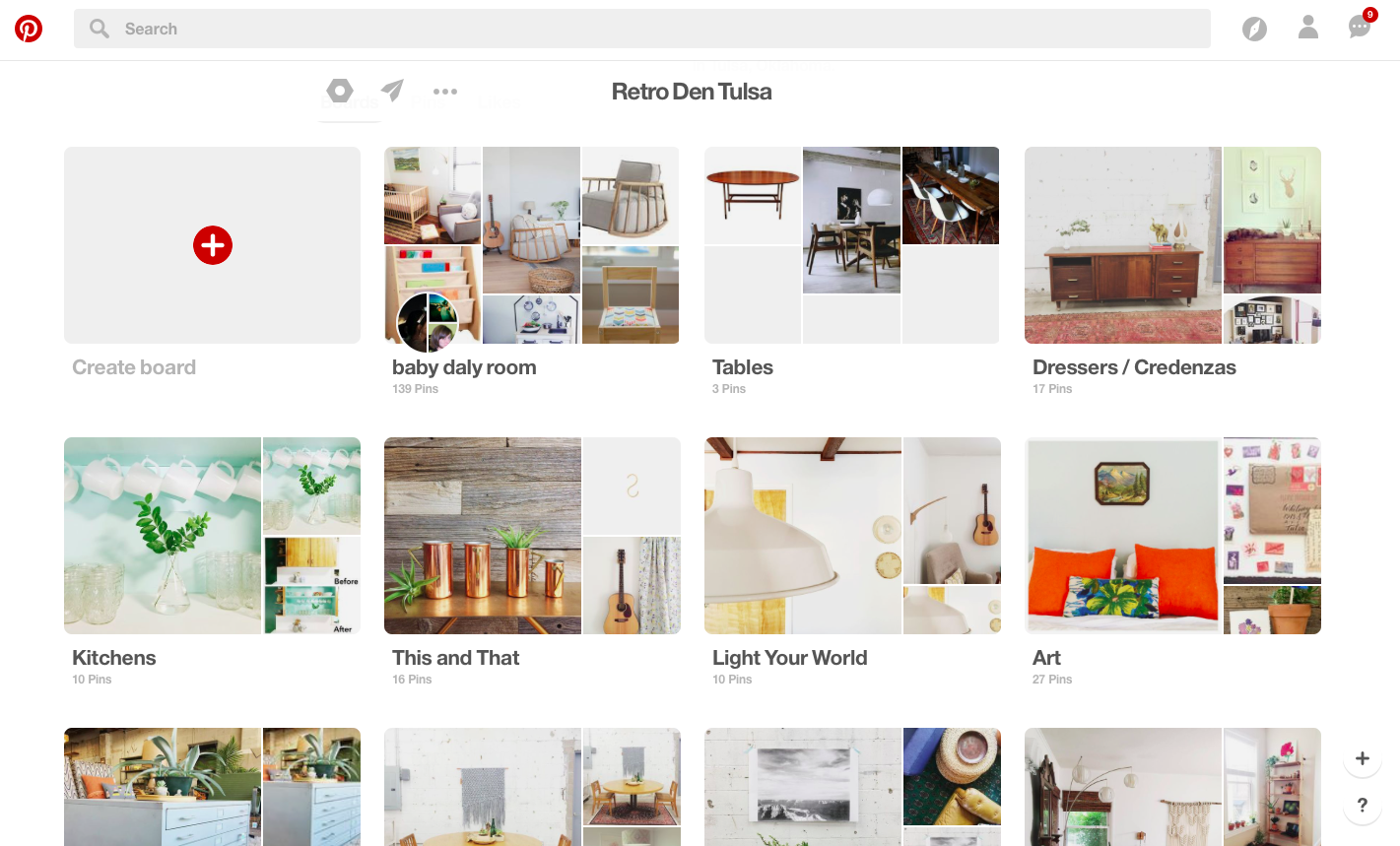 How to Make a Pinterest Board for Home Design — Retro Den ...