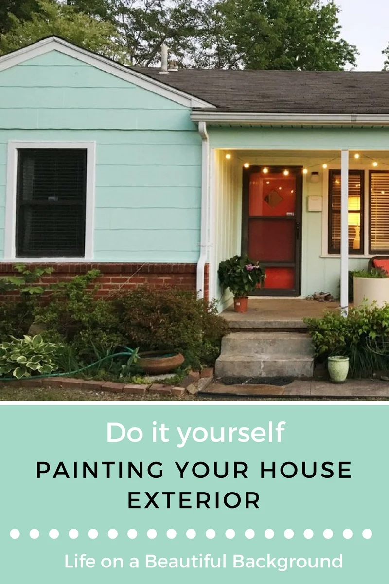 Diy Painting Your House Exterior Retro Den Vintage Furniture And Homewares
