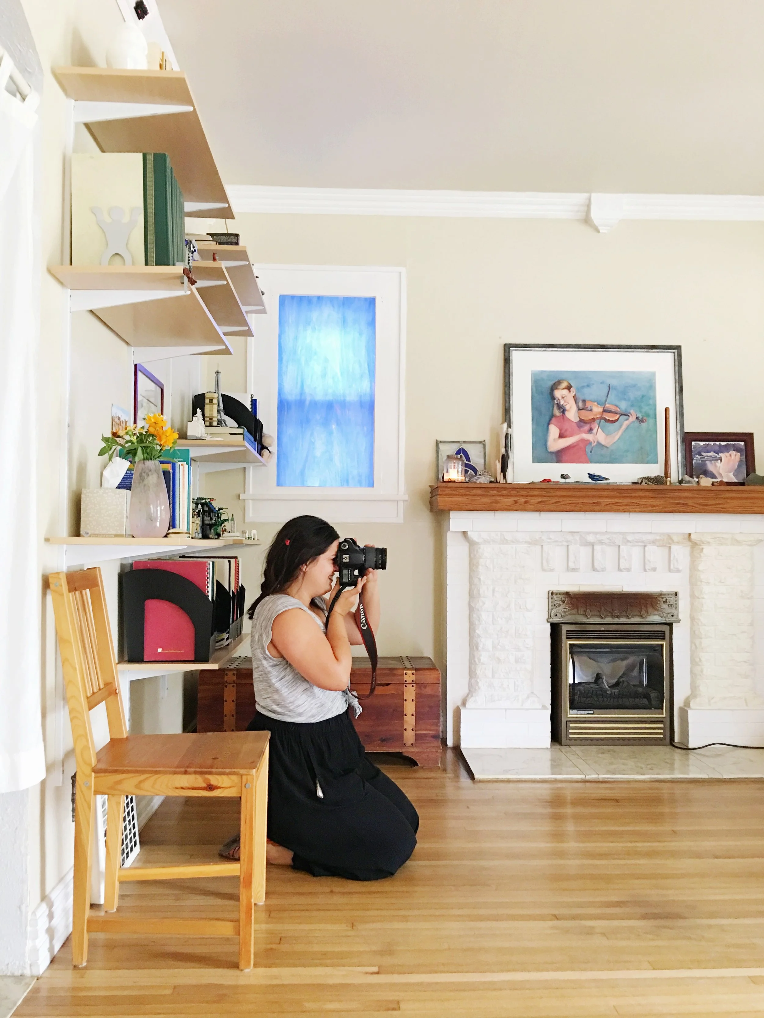 This past week we got to photograph our home styling clients' living room after they put a TON of work into getting rid of excess and making it a place they enjoy. Can't wait to share the before and after with you!