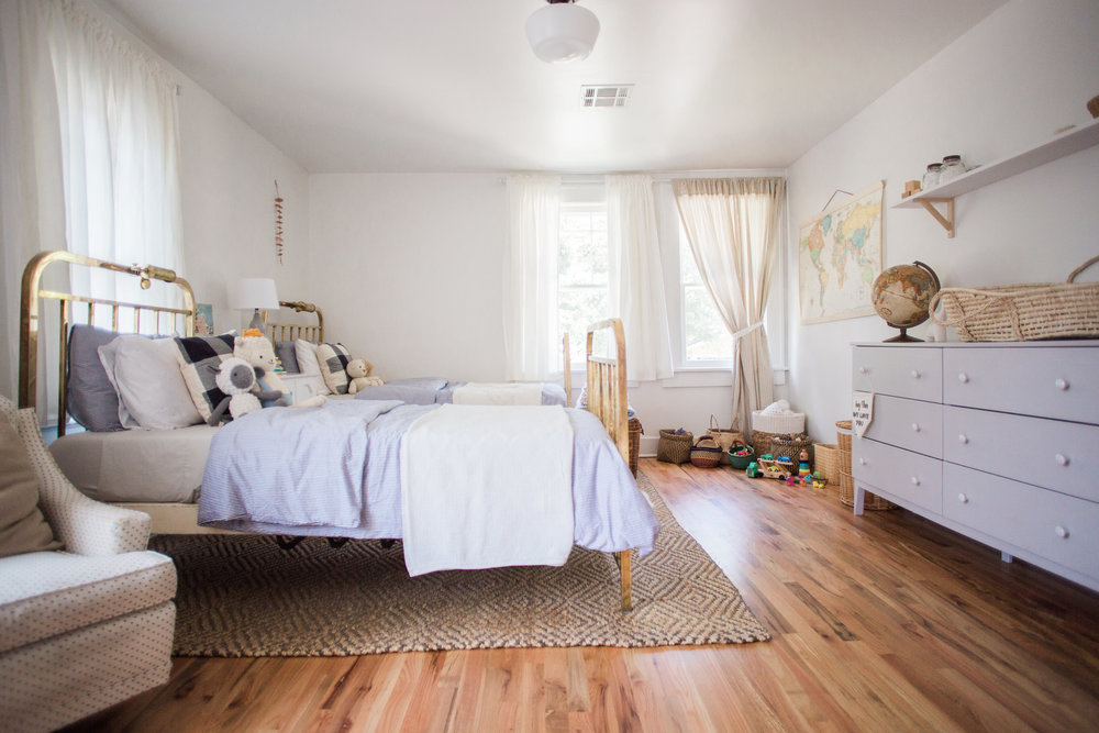 We worked with client Emily Netz to style her boy's room // Photo credit: Melissa Click Photography