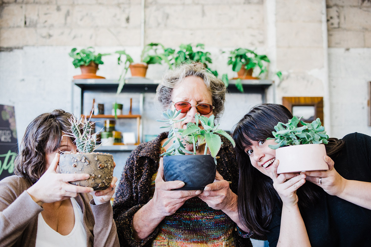 We love this woman– Succulent Sara. She is one of the most positive and encouraging people in this world. Plus, she knows ridiculous amounts about succulents because growing them is her full time gig. We are so excited to bring you to visit her greenhouses later this month! Photo credit: You Are Photo Co.