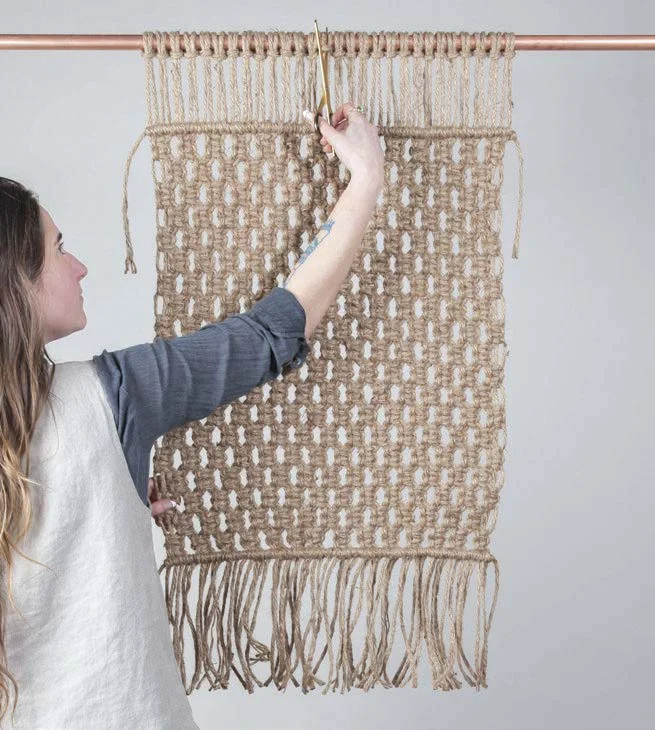 Modern Macrame Welcome Home Accent Rug How To Retro Den