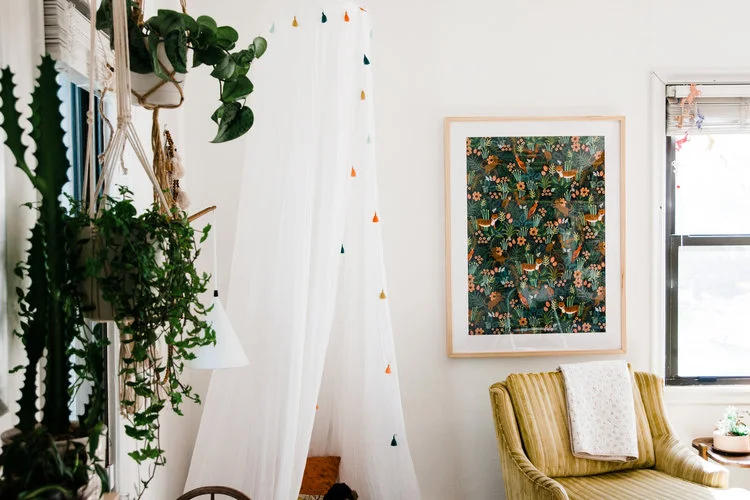 A Colorful, Cozy, Multifunctional Playroom