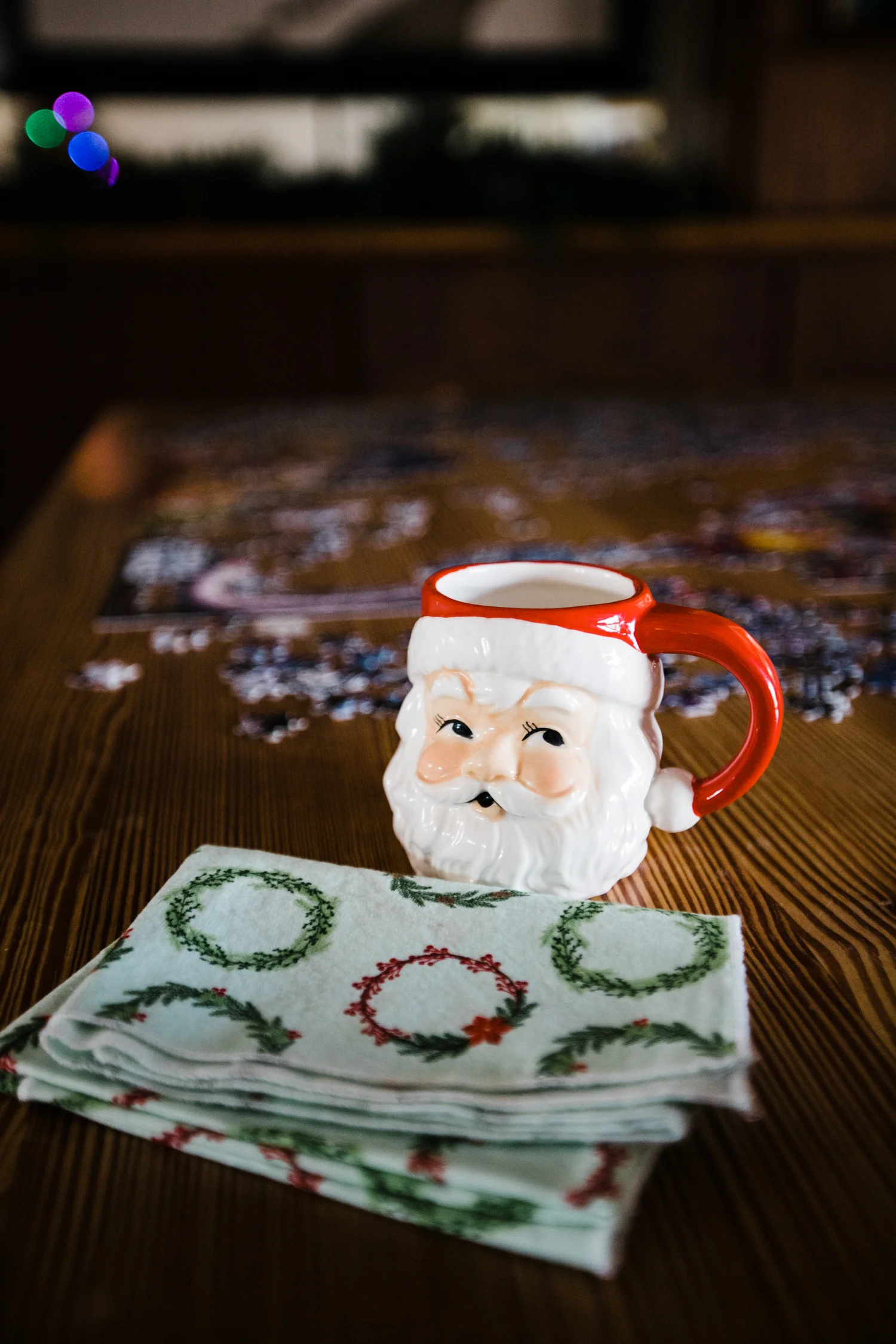 My bestie made me this set of holiday napkins last year!