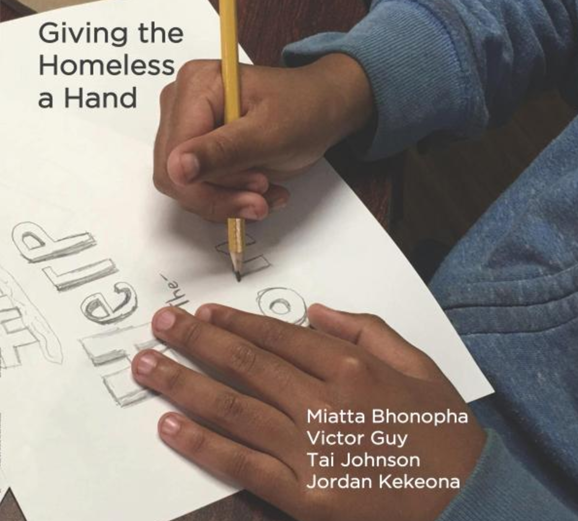 Giving the Homeless a Hand Jordan, Miatta, Tai and Victor want to help the homeless people in their community. Read along to see what they decide to do! Buy the book.