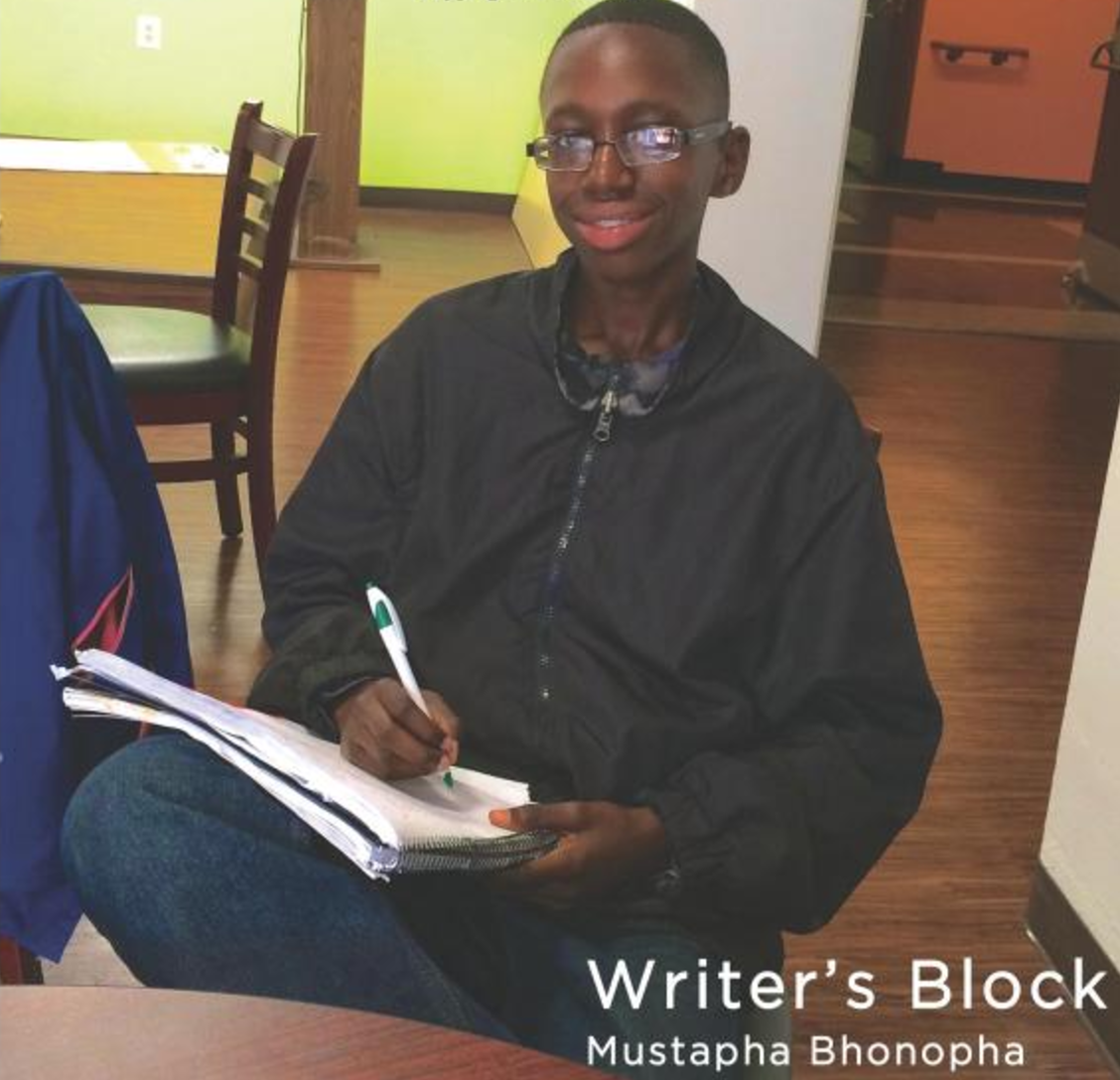 Writer's Block Writing a book can be tough work! Mustapha Bhonopha introduces the beginning reader to strategies for dealing with the challenges and frustrations of Writer ’ s Block . Buy this book.