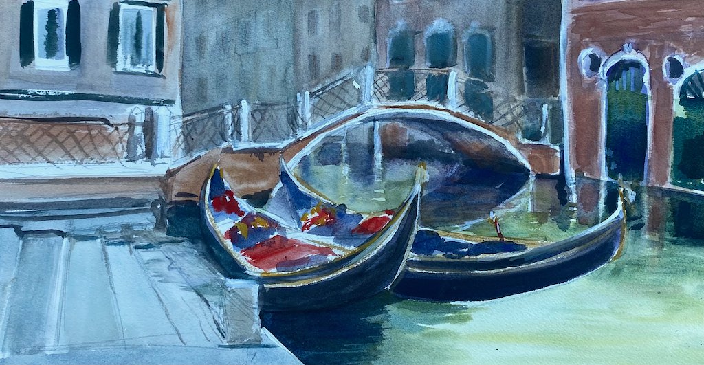 Venice, 10 x 15", watercolor